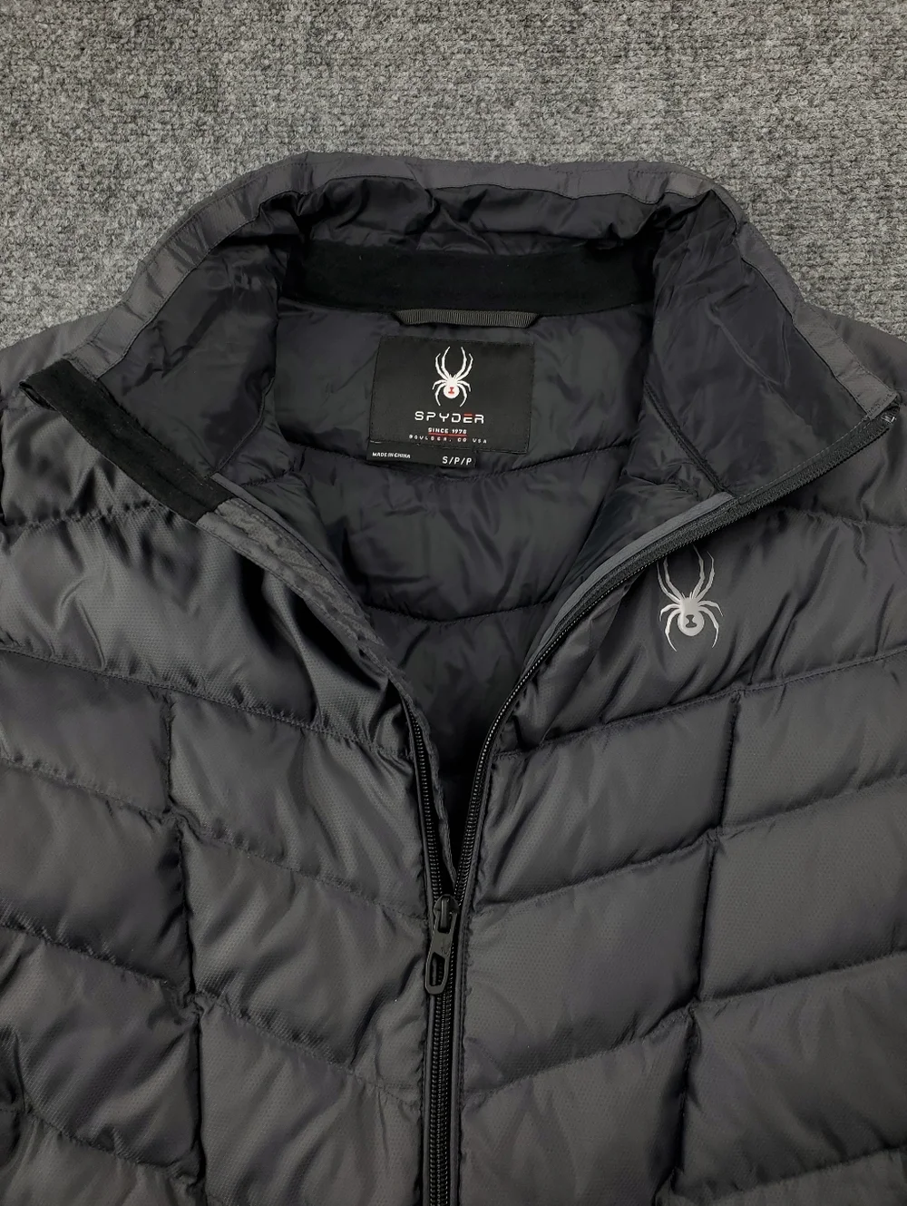 Spyder Pelmo Goose Down Puffer Jacket Mens Small 550 Lightweight Insulated NEW - Picture 5 of 14